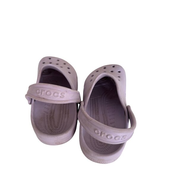 Classic Crocs Y2 Kids Slip-On Clogs With Adjustable Strap In Light Purple Durabl - Picture 7 of 7